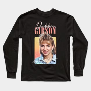 Debbie Gibson 1980s Style Aesthetic Design Long Sleeve T-Shirt